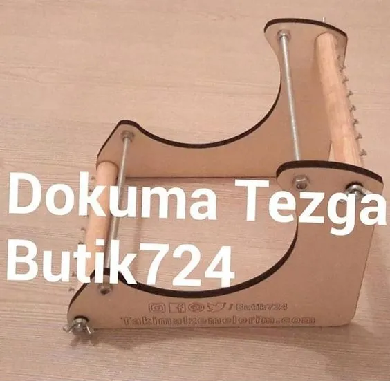 Özel Üretim Ahşap Boncuk Dokuma Tezgahı